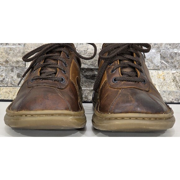 Vintage 90s Y2K Skechers Men\'s 8 Brown Leather Bicycle Toe Casual Oxfords Grunge main image 5